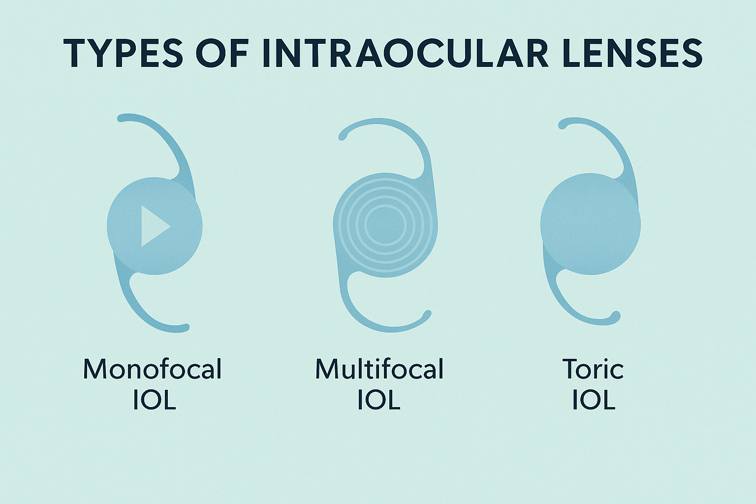 types of Intraocular Lenses